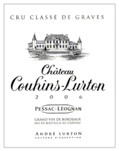 étiquette château Couhins-Lurton blanc 2006