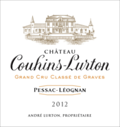 étiquette château Couhins-Lurton blanc 2012