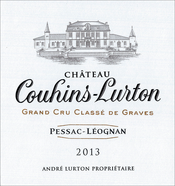 étiquette Château Couhins-Lurton blanc 2013