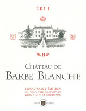 étiquette château de Barbe Blanche rouge 2011