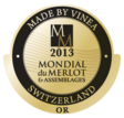 médaille Or Concours mondial du Merlot 2013