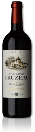 bouteille château de Cruzeau rouge 2012