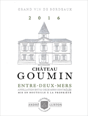 étiquette Château Goumin blanc