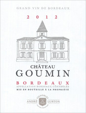 étiquette château Goumin rosé 2012 