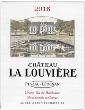 étiquette Château La Louvière blanc 2016