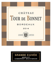 étiquette Château Tour de Bonnet Grande Cuvée rouge 2014