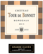 étiquette Château Tour de Bonnet grande cuvée rouge 2015