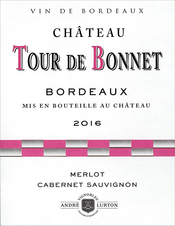 étiquette Château Tour de Bonnet rosé 2016
