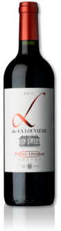 bouteille L de La Louvière rouge 2015
