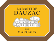 étiquette Labastide Dauzac 2012
