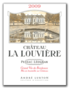 étiquette Château la Louvière 2009