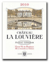 étiquette Château la Louvière 2010