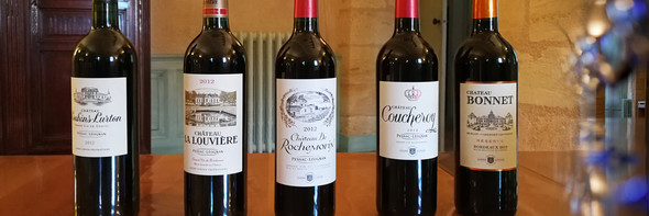 Dégustations vins rouges Vignobles André Lurton