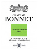 étiquette Château Bonnet blanc 2014