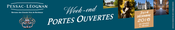 Bannière Week-end Portes Ouvertes Pessac-Léognan 2016