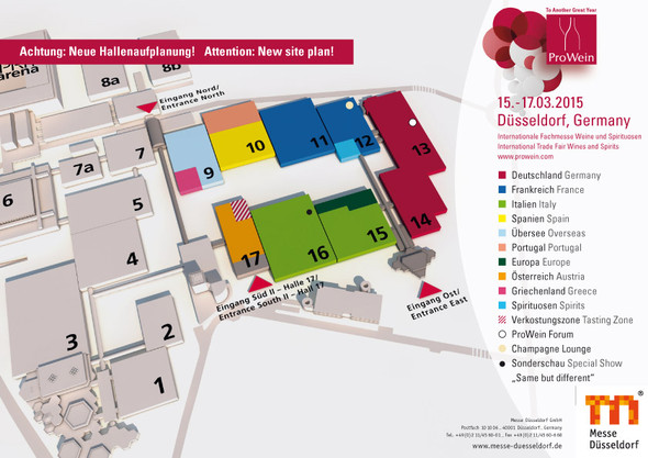 plan new site Prowein 2015