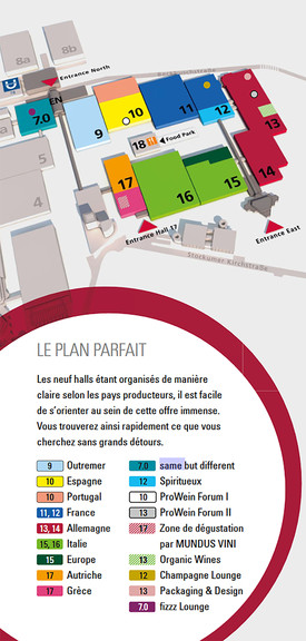 2018 ProWein map