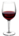 verre rouge