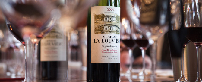 dégustation Château La Louvière
