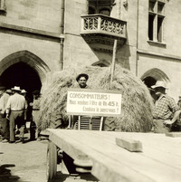 manifestation paysanes années 1950